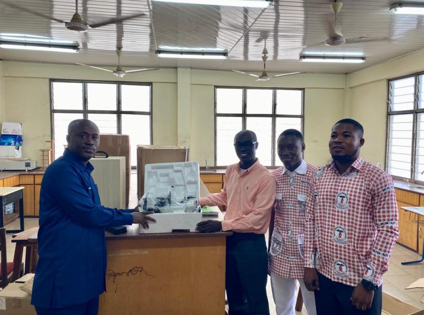 Faculty of Health Sciences at KsTU Receives Donation of Clinical Microscopes to Enhance Teaching and Research