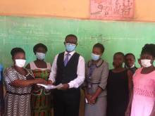 KsTU Registrar Donates To Asuoyeboa Basic School 