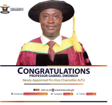 Outdooring the new Pro Vice-Chancellor of KsTU